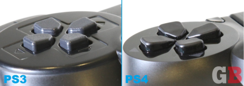 Comparativa entre el mando de PS3 y el de PS4