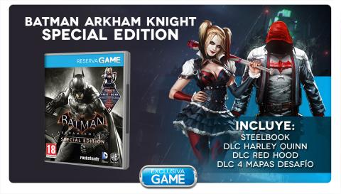 Batman Arkham Knight, edición especial exclusiva de GAME