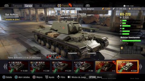 World of Tanks no deja de crecer en PS4