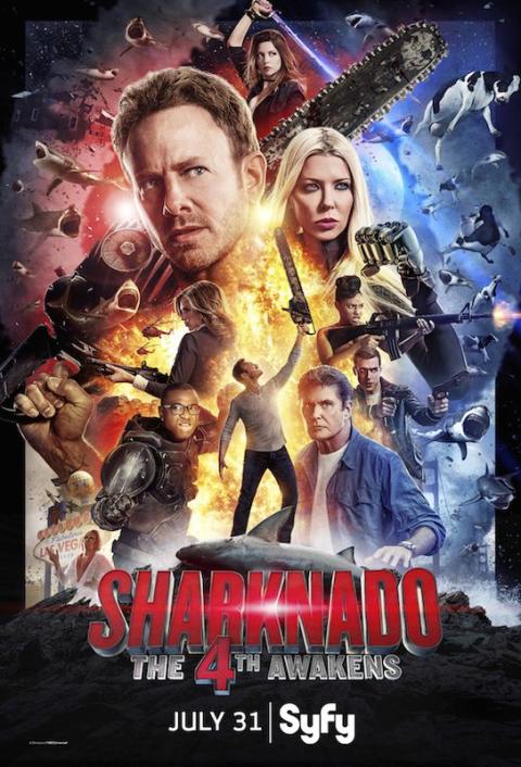 Sharknado 4 – Nuevo póster de la película al estilo Star Wars
