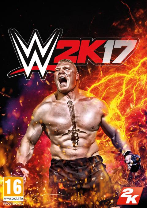 WWE 2K17 - Brock Lesnar protagoniza la portada