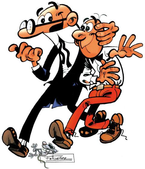 Mortadelo y Filemón_Personajes 90 tebeo español Mortadelo y Filemón_Personajes 90 tebeo español