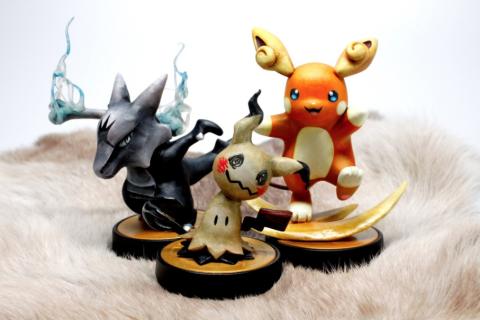 Pokémon Sol y Luna - Amiibos especiales creados por fans