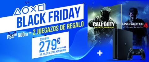 Black Friday - PS4 + Uncharted 4 y Call of Duty Infinite Warfare