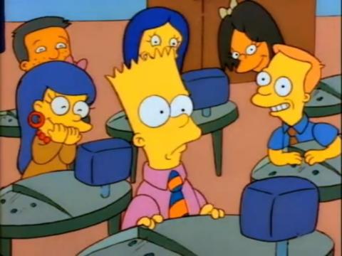 Los simpson 2x1 2 Bart en clase