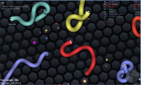 slither.io Los 20 mejores juegos para Android del momento