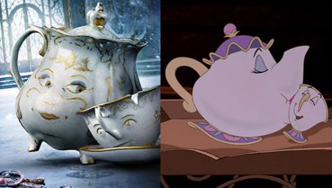 Sra. Potts y Chip La Bella y la Bestia