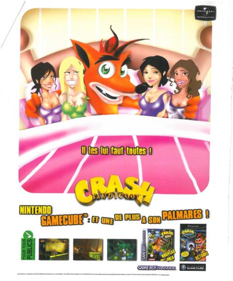 Publicidad de Crash Bandicoot Crash Bandicoot