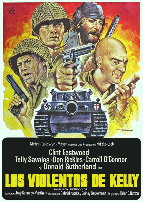 20. Los Violentos de Kelly Las 20 mejores películas bélicas de la historia del cine
