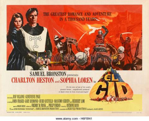 14. El Cid (1961) Las 20 mejores películas épicas de todos los tiempos
