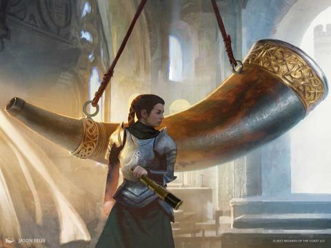 Cuerno del Heraldo- Magic The gathering Commander 2017 Cuerno del Heraldo- Magic The gathering Commander 2017