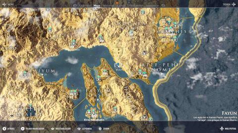 Círculos de piedras en Assassin's Creed: Origins Assassins Creed Origins Círculos de piedras