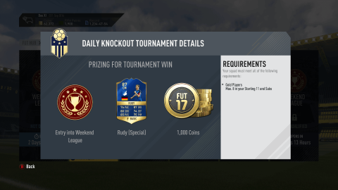 daily knockout fifa 18 daily knockout fut champions