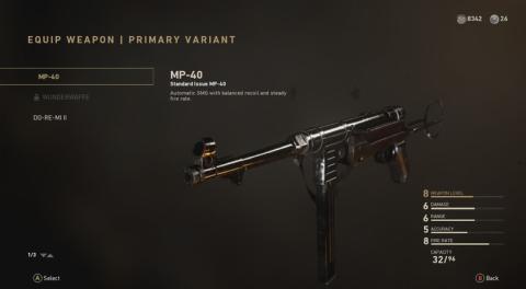 Call of Duty WWII - MP-40 Call of Duty WWII - MP-40