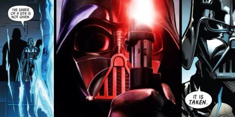 Darth Vader - El cómic que revela el origen del sable de luz rojo