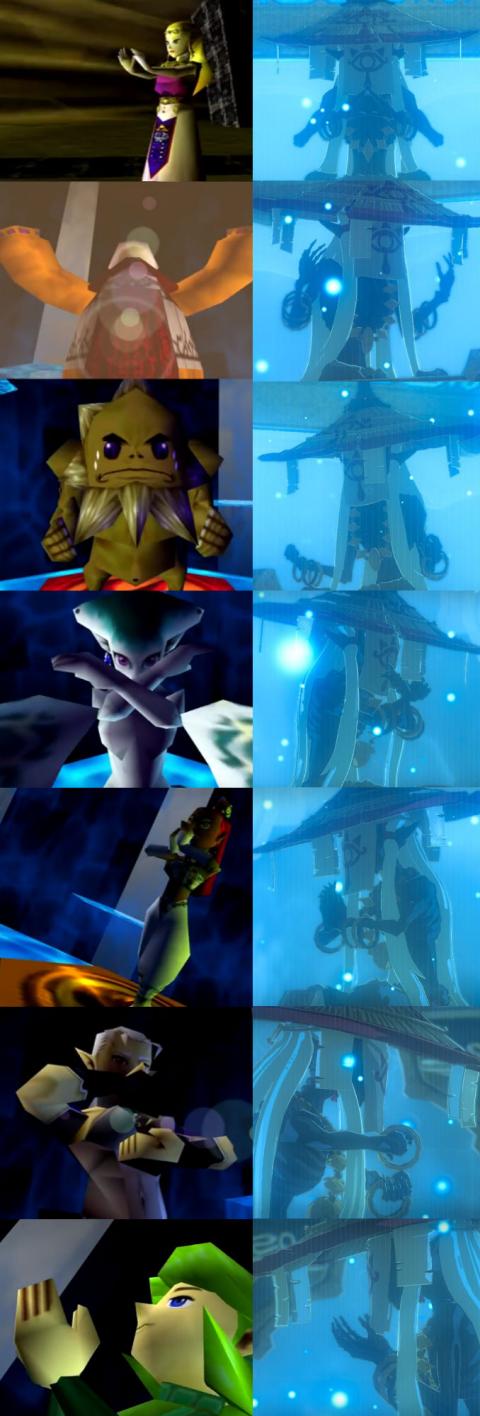 Homenaje a Ocarina of Time en Zelda Breath of the Wild Zelda Ocarina of Time Breath of the Wild