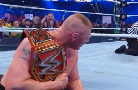WWE WrestleMania 34 - Campeonato Universal WWE - Brock Lesnar vs. Roman Reigns WWE WrestleMania 34 - Campeonato Universal WWE - Brock Lesnar vs. Roman Reigns