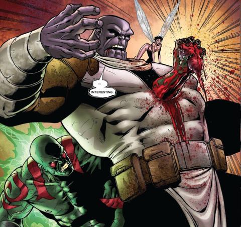 Drax el Destructor Heroes y villanos que han podido derrotar a Thanos en los cómics