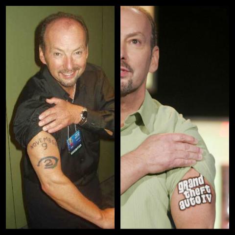 Peter Moore E3 tatuaje