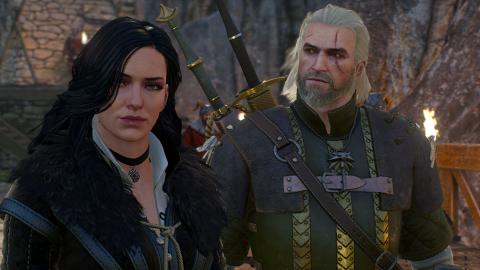 Yennefer y Geralt en The Witcher 3: Wild Hunt