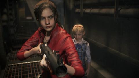 Imágenes de Resident Evil 2 con Claire Redfield y Sherry Birkin