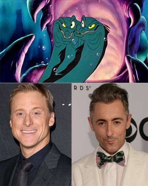 Flotsam y Jetsam - Alan Cumming y Alan Tudyk La Sirenita - nuestro fancast