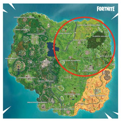 Ubicaciones desafío Fortnite Ubicaciones desafío Fortnite