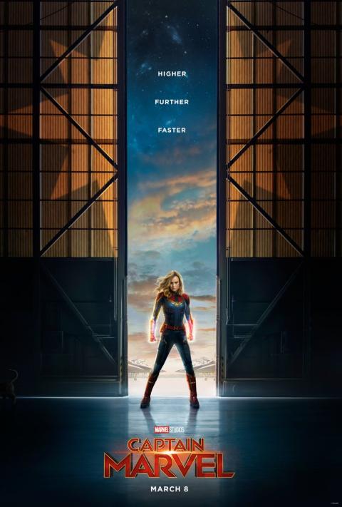 Póster oficial de Capitana Marvel Póster oficial de Capitana Marvel