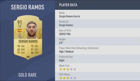 FIFA 19 - Sergio Ramos FIFA 19 - Sergio Ramos