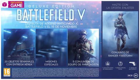 Battlefield V Edición Deluxe en GAME Battlefield V Edición Deluxe en GAME