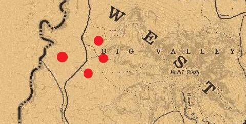 Red Dead Online - Mapa del tesoro de Blackbone Forest