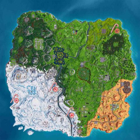 bastones gigantes de caramelo fortnite temporada 7 mapa bastones gigantes de caramelo fortnite temporada 7 mapa