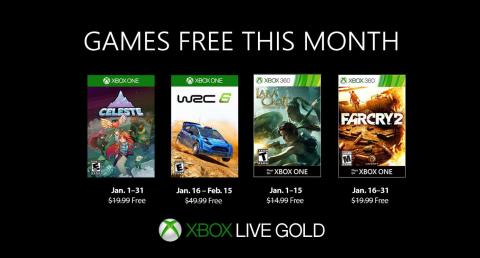 Games with Gold de enero para Xbox One y Xbox 360 juegos gratis xbox