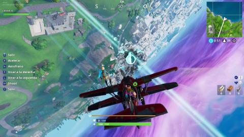 Complete time trials with a plane AlaTormenta X-4 in Fortnite Complete time trials with a plane AlaTormenta X-4 in Fortnite