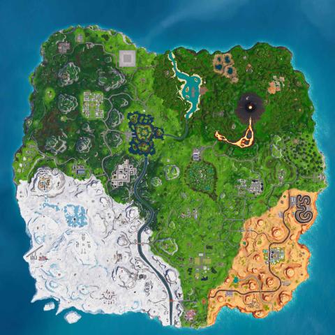 Fortnite temporada 8 mapa Fortnite temporada 8 mapa