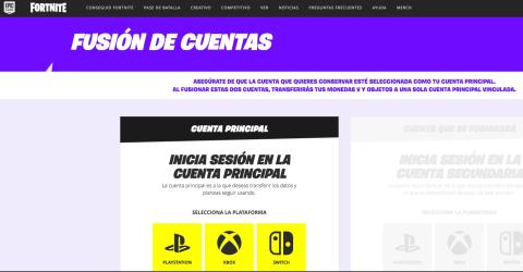 Fortnite fusion de cuentas como fusionar cuentas de fortnite