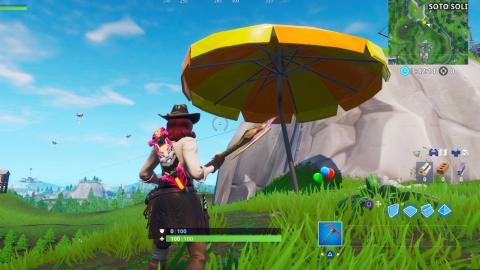 Sombrillas gigantescas Fortnite Sombrillas gigantescas Fortnite