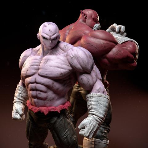 La resina de Jiren y Toppo Dragon Ball Super La resina de Jiren y Toppo Dragon Ball Super