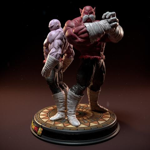 La resina de Jiren y Toppo Dragon Ball Super La resina de Jiren y Toppo Dragon Ball Super
