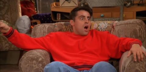 Friends - Joey descubriendo la relación de Chandler y Monica Friends - Joey descubriendo la relación de Chandler y Monica