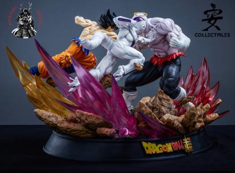 La resina de Goku, Freezer y Jiren La resina de Goku, Freezer y Jiren