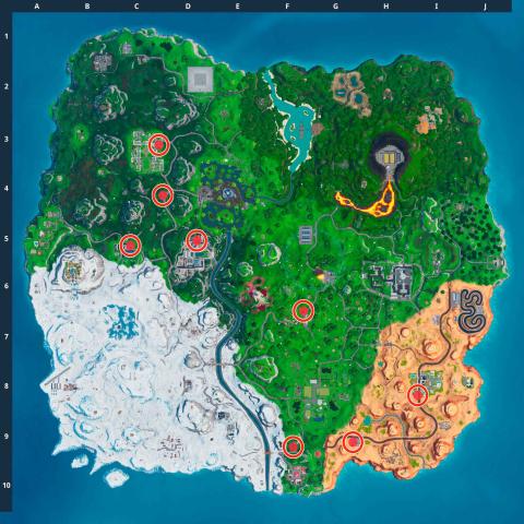 Usar spray en gasolineras Fortnite Usar spray en gasolineras Fortnite