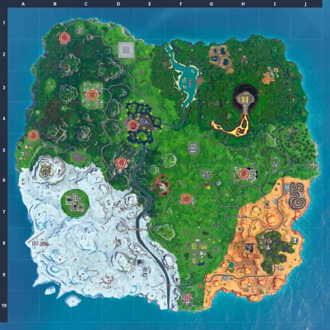 Joker Fortnite era 10 gas cans where the Joker Fortnite 10 gas boats are located
