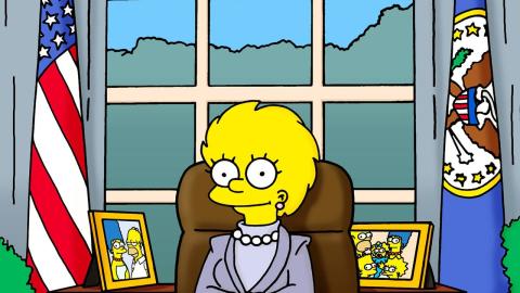 Los Simpson - Presidenta Lisa Simpson