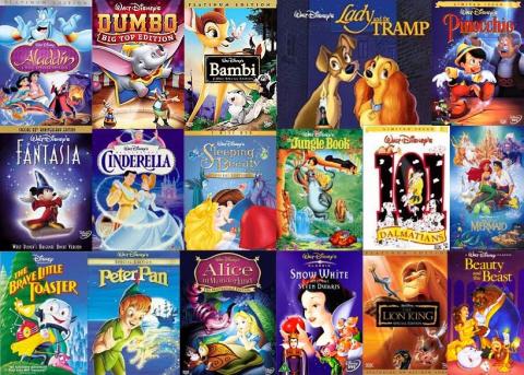 Las películas de animación clásicas de Disney