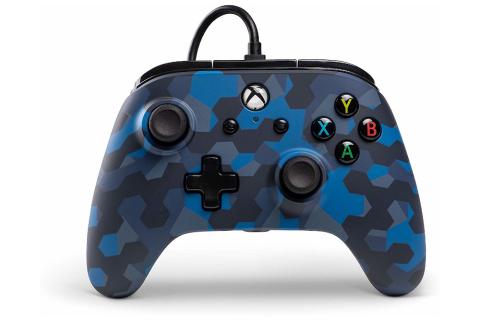 Mando Power A de camuflaje azul para Xbox y PC