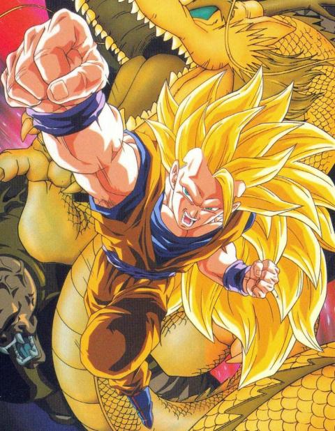 El puño del dragón combinado de Goku y Vegeta Super Saiyan 4 Limit Breaker