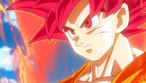 Dragon Ball Z La batalla de los dioses - Goku Super Saiyan God