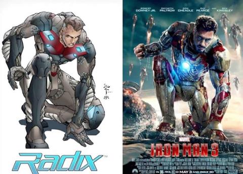 Iron Man y Radix