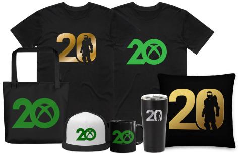 Xbox 20 aniversario merchandising